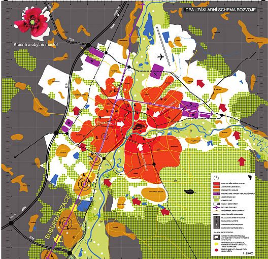 Hradce Králové Master plan concept